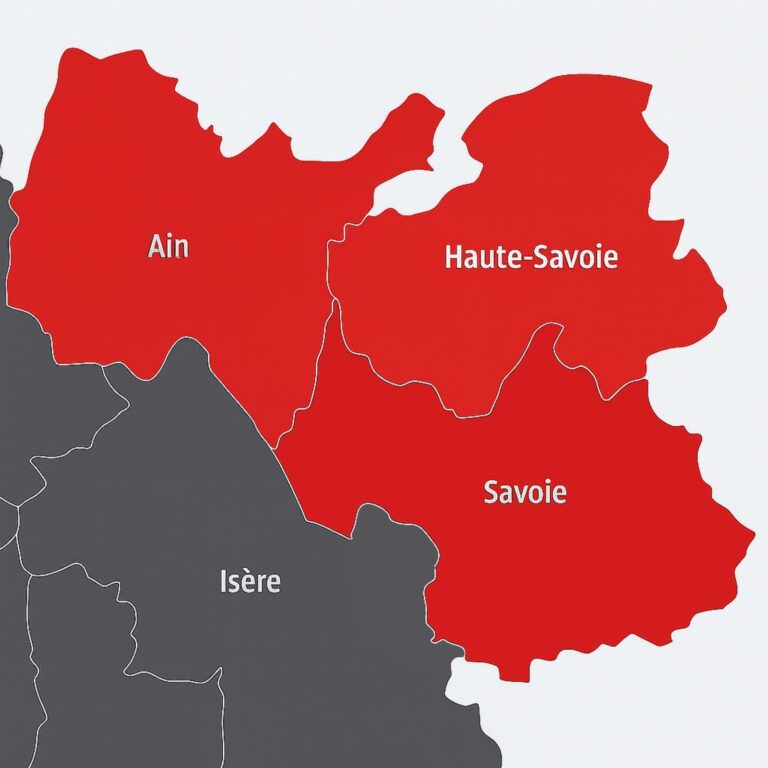 Rayon d'action: Haute-Savoie, Savoie, Ain